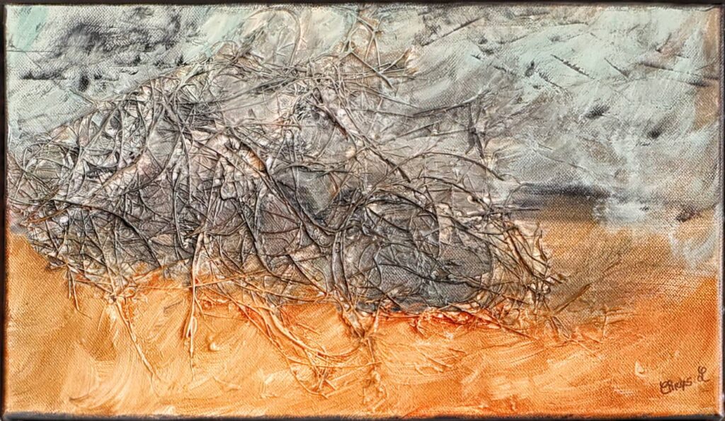 Tableau "Au gré du vent" de Chrys L - Art abstrait